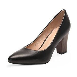 NEW ORIPALLA Women's Pumps Comfortable, Block Heels Chunky Size 8.5